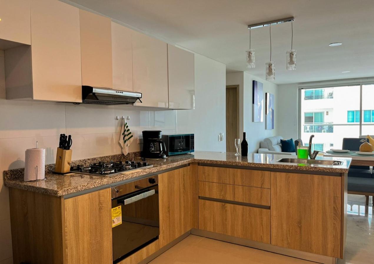 Exclusivo Apartamento Frente Al Mar En Cartagena Exterior foto
